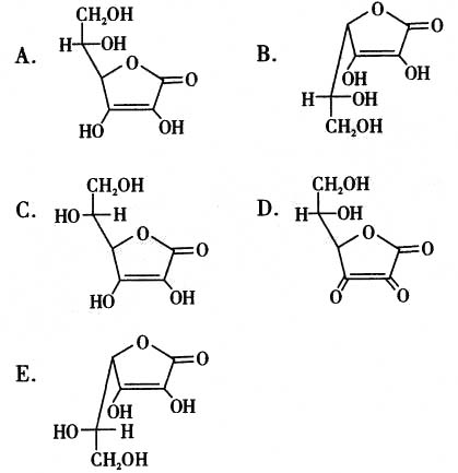 抗坏血酸结构式图片